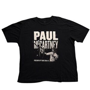 Black Graphic Tour T-Shirt - Classic Crew Tee